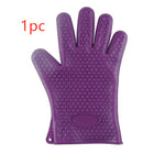 Load image into Gallery viewer, Food Grade Silicone Heat Resistant BBQ Glove Silicone Oven Mitts
