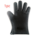 Load image into Gallery viewer, Food Grade Silicone Heat Resistant BBQ Glove Silicone Oven Mitts
