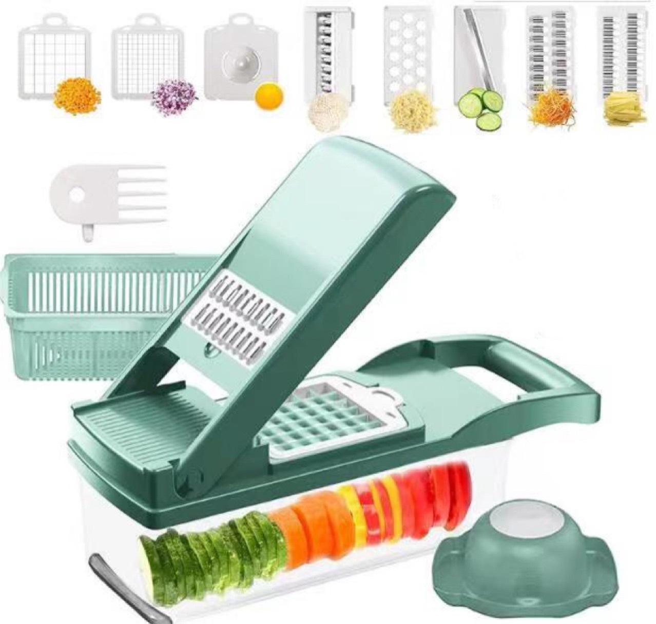 12 In 1 Manual Vegetable Chopper Kitchen Gadgets Food