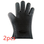 Load image into Gallery viewer, Food Grade Silicone Heat Resistant BBQ Glove Silicone Oven Mitts
