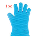 Load image into Gallery viewer, Food Grade Silicone Heat Resistant BBQ Glove Silicone Oven Mitts
