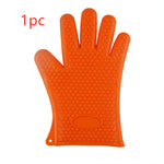 Load image into Gallery viewer, Food Grade Silicone Heat Resistant BBQ Glove Silicone Oven Mitts
