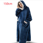 Load image into Gallery viewer, Hoodie Blanket Winter Warm Home Clothes Women Men Oversized Pullover With Pockets
