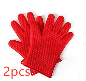 Food Grade Silicone Heat Resistant BBQ Glove Silicone Oven Mitts