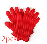 Load image into Gallery viewer, Food Grade Silicone Heat Resistant BBQ Glove Silicone Oven Mitts
