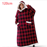 Load image into Gallery viewer, Hoodie Blanket Winter Warm Home Clothes Women Men Oversized Pullover With Pockets
