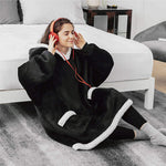 Load image into Gallery viewer, Hoodie Blanket Winter Warm Home Clothes Women Men Oversized Pullover With Pockets
