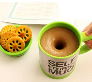 Self-Stirring Coffee Mug